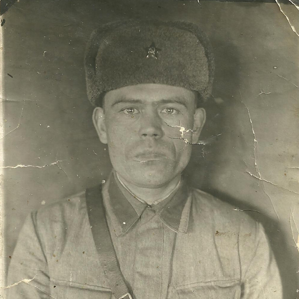 Григорий Никитич Распутин, отец писателя. 6 марта 1942 г.